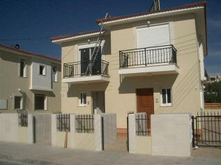 This two bedroom town house is in the Colombia area of Limassol