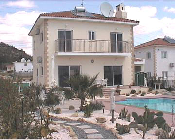 Substantial house in Larnaca, Cyprus, for sale with swimming pool.